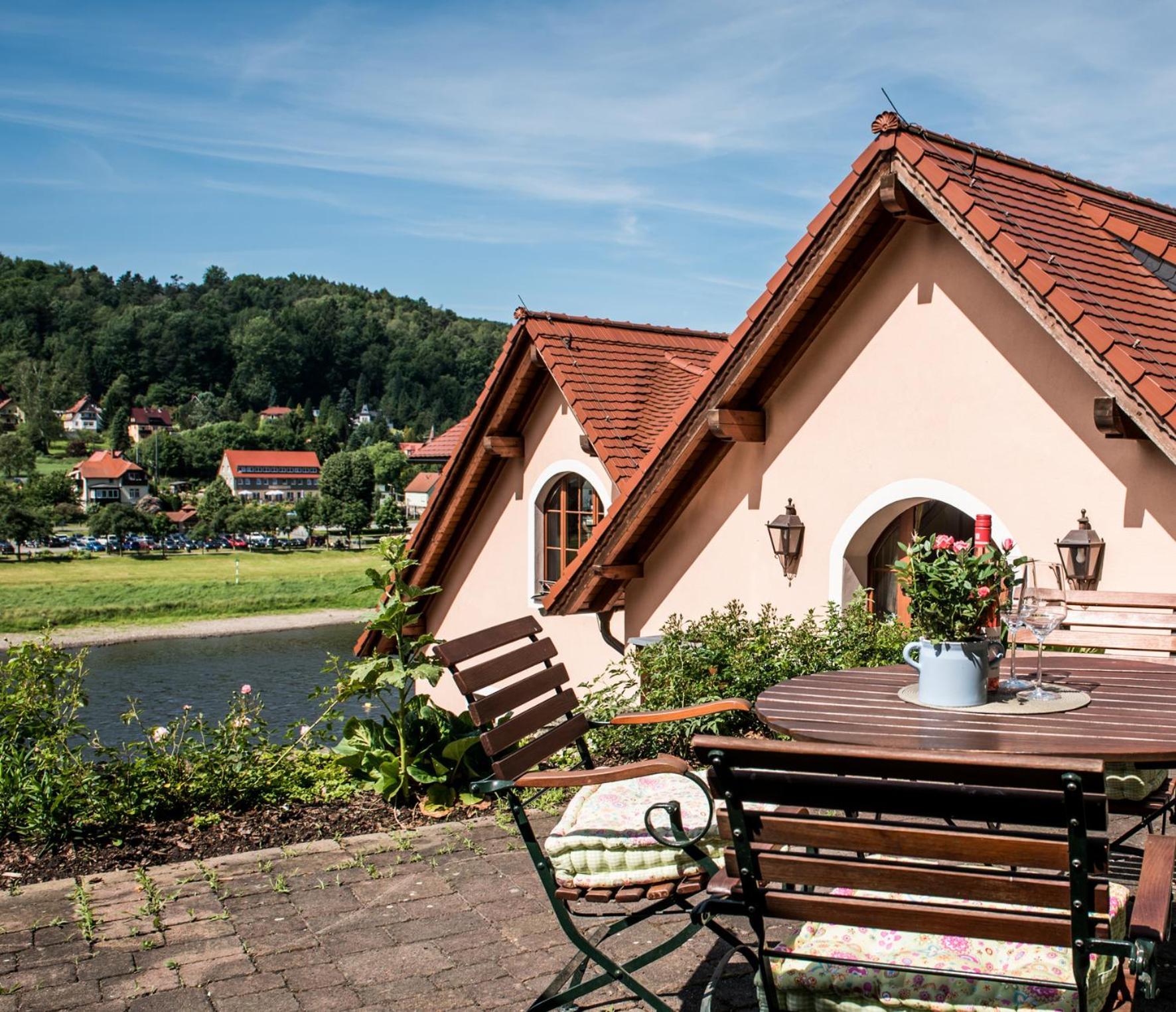Ferienwohnungen Alte Destillerie Rathen Buitenkant foto