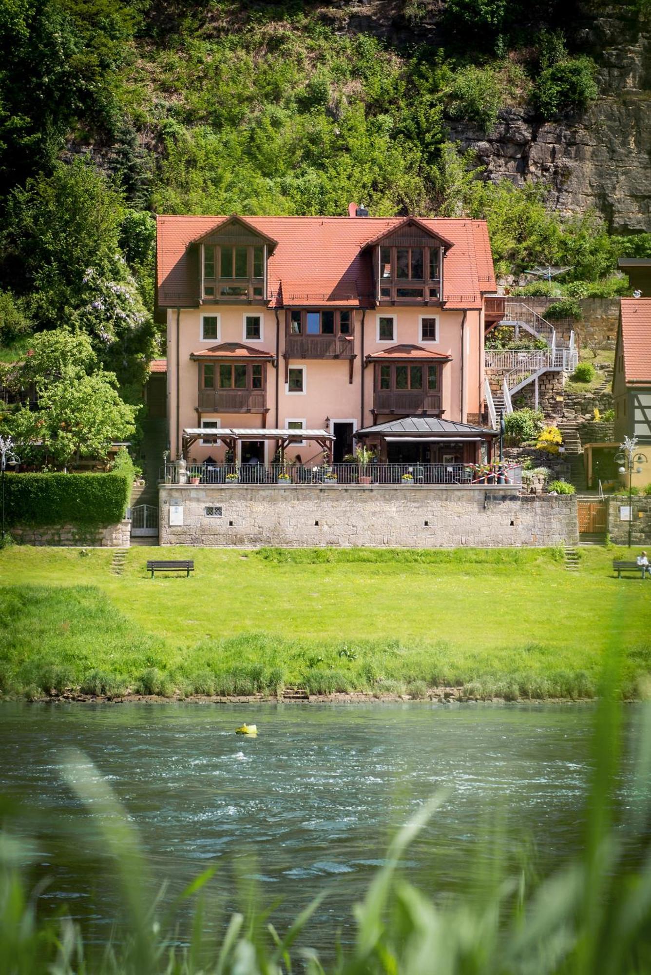 Ferienwohnungen Alte Destillerie Rathen Buitenkant foto